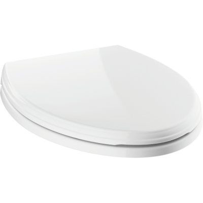 Round Front Toilet Seat in White