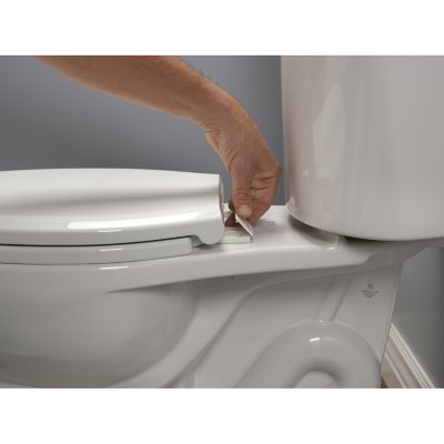 Delta Wycliffe Slow-Close Elongated Toilet Seat, White