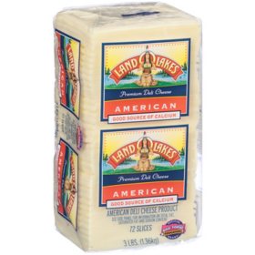Land O'Lakes Deli White American Cheese 3 lb.