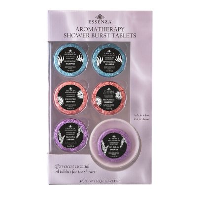 Essenza Aromatherapy Shower Burst Tablets 6 Pk Sam S Club