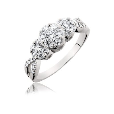 Sam's club 3 stone diamond ring sale