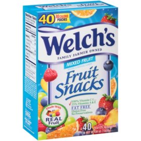 Welch's Mixed Fruit Fruit Snacks (1.75 oz., 40 pk.)