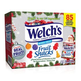 Welch's Mixed Fruit Christmas Fruit Snack (85 ct.)
