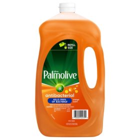 Palmolive Antibacterial Dishwashing Liquid Dish Soap, Orange 102 fl.oz.