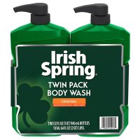 Irish Spring Body Wash With Pump, Original Scent, Green (32 oz., 2 pk.)