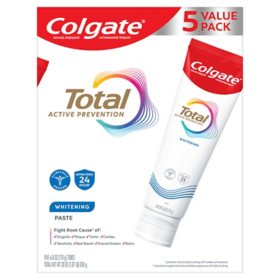 Colgate Total Whitening Toothpaste, 6 oz., 5 pk.