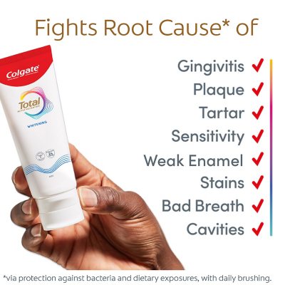 Colgate Total Whitening Toothpaste, 6 oz., 5 pk.