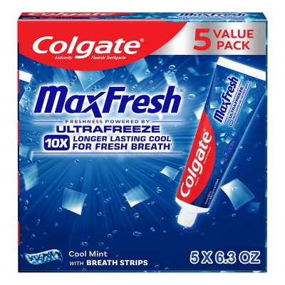 Colgate Max Fresh Toothpaste Lasting White 75ml - Clicks