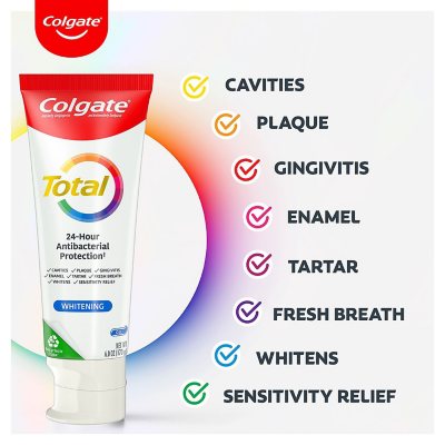 Colgate Total Whitening Gel Toothpaste (6 oz., 5 pk.)