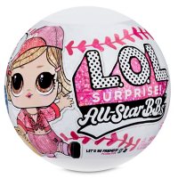 L.O.L. Surprise All-Star B.B.s Sports Series 3-Pack - Baseball Team Sparkly Dolls 