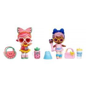 LOL Surprise Loves Mini Sweets Surprise-O-Matic Dolls, Exclusive 2-Pack with 18 Surprises