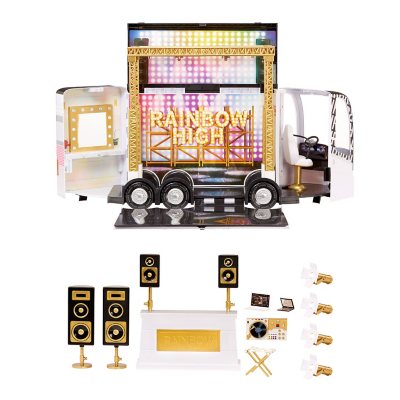 Rainbow High™ Rainbow Vision™ World Tour Bus & Stage, 4-in-1 Light ...
