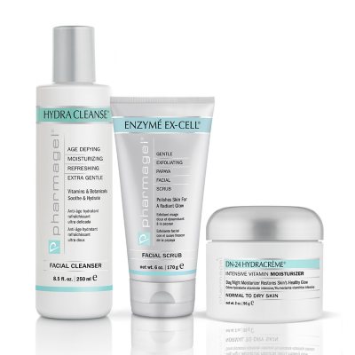 Pharmagel Facial Essentials, Hydra Cleanse   Enzyme Ex-Cell   DN-24 ...