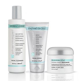 Pharmagel Facial Essentials, Hydra Cleanse + Enzyme Ex-Cell + DN-24 Hydracreme
