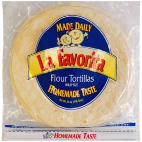 La Favorita 10" Flour Tortillas (72 oz., 30 ct.)