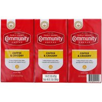 Community Coffee Coffee & Chicory 16 oz 3 ct Firm Pack