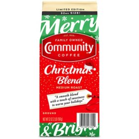 Community Coffee Ground Coffee, Christmas Blend (32 oz.)