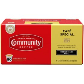 Community Coffee Single Serve Cups, Cafe Special 80 ct.