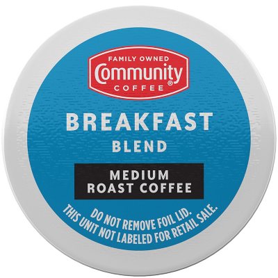 Community Coffee Single Serve Cups Breakfast Blend 80 Ct Sam S Club