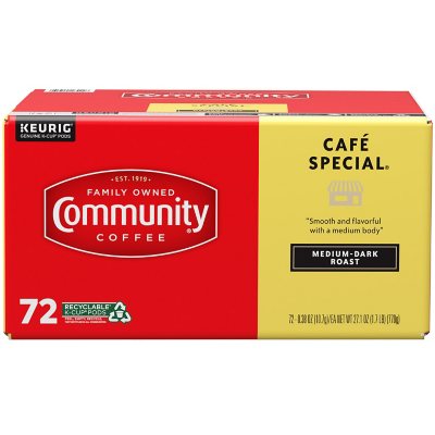 Community Coffee Café Special Medium-Dark Roast Single Serve (72 ct.)