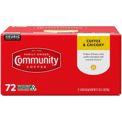 Community coffee shop chicory k cups