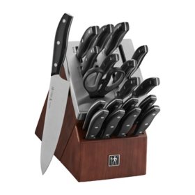 BRODARK Knife Set for Kitchen with Block, 15-Piece Kitchen Knife Set with  Built-in Sharpener, NSF Certified Stainless Steel Knife Block Set, Shark