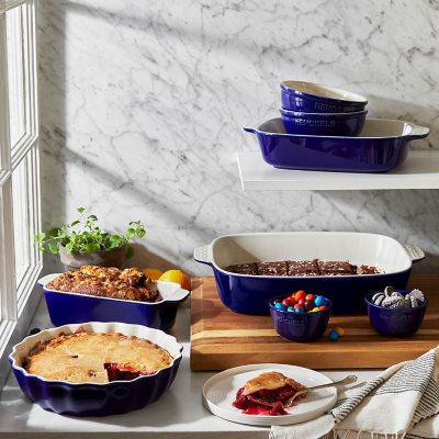 Staub 3-Piece Mixed Baking Dish Set ,Dark Blue