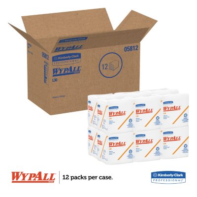 L30 Wipers 90/Box Details about   WypAll* 12 1/2 x 12 12 Boxes/Carton