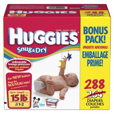 Sams huggies best sale size 2