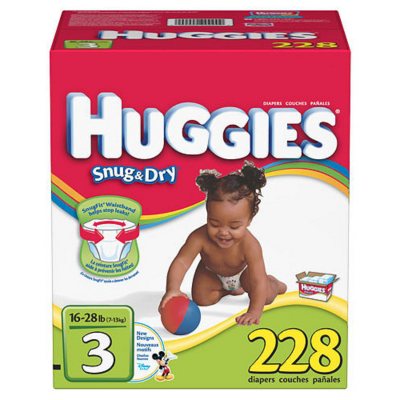 huggies diapers size 2 228 count