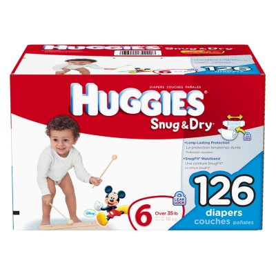 Huggies® Snug & Dry Step 6 Diapers - 128 ct. - Sam's Club