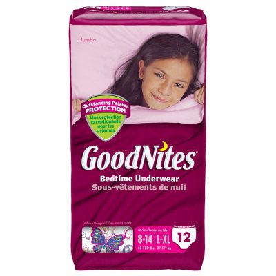 GOODNITES L/XL GIRL Sam's Club