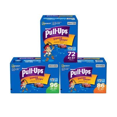 Huggies Pull-Ups Training Pants Learning Designs Cars Size 4T-5T