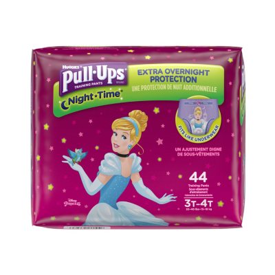 Pull-Ups Night-Time Girls' Potty Training Pants 3T-4T (32-40 lbs), 18 ct -  Pay Less Super Markets