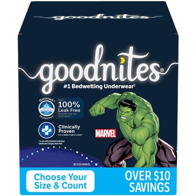 GoodNites Boys Nighttime Bedwetting Underwear, Size Extra Large