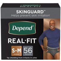 Depend Real Fit Incontinence Underwear for Men, Maximum Absorbency