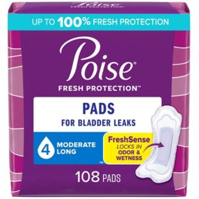 Member's Mark Total Protection Pads for Women, Maximum Long Length (192  ct.) - Sam's Club