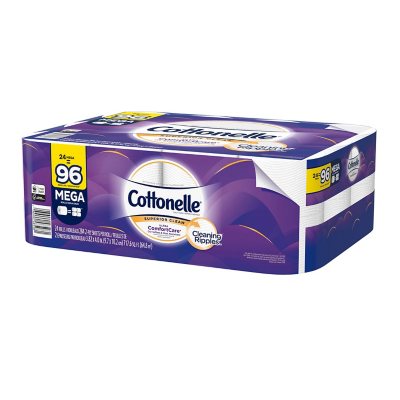 Cottonelle Ultra Comfort Toilet Paper with Cushiony CleaningRipples  Texture, Strong Bath Tissue, 6 Family Mega Rolls (6 Family Mega Rolls = 27  Regular