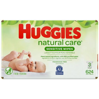 huggies natural care wipes sam's club