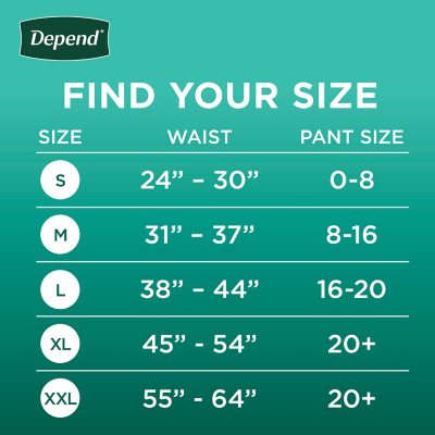 Depend Fresh Protection Adult Incontinence Underwear Maximum