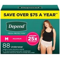Depend Fit-Flex Incontinence & Postpartum Underwear for Women (Choose Your Size)