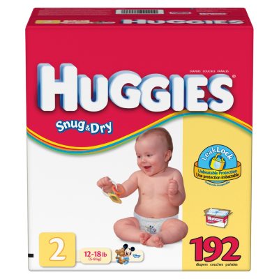 Huggies snug & store dry