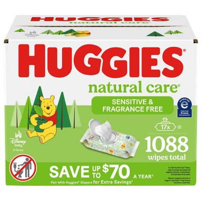 huggies sensitive wipes