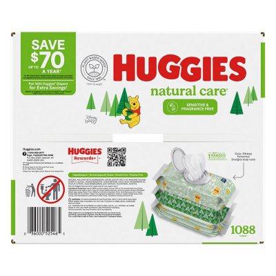 Huggies Baby Wipes Unscented - 4 pack – Shoppy Supermarket Israel