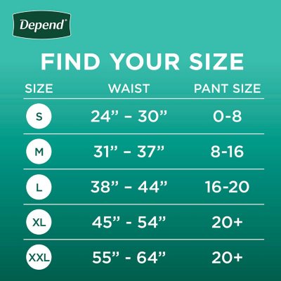 Depend Fresh Protection Adult Incontinence Underwear for Women, Maximum,  XXL, Blush, 44Ct 