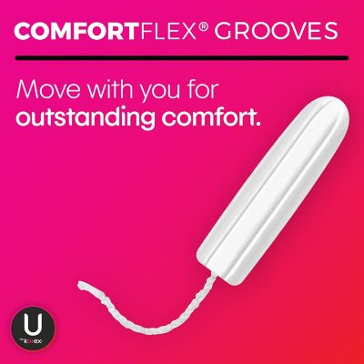 U by Kotex Click for your Perfect Fit Compact Tampons, Unscented - Super  Plus (45 ct.) - Sam's Club