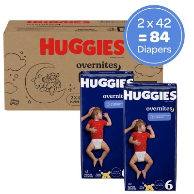 Huggies Overnites Nighttime Baby Diapers - Size 7