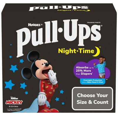 Pull-Ups Nighttime Potty Training Pants for Boys (Sizes: 2T-4T) - Sam's Club