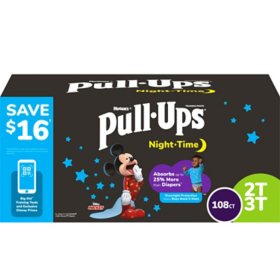 Huggies Pull-Ups Nighttime Training Underwear for Boys (Choose Your Size)