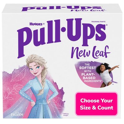 Pull-Ups New Leaf Potty Training Pants for Girls (Size: 2T-5T) - Sam's Club